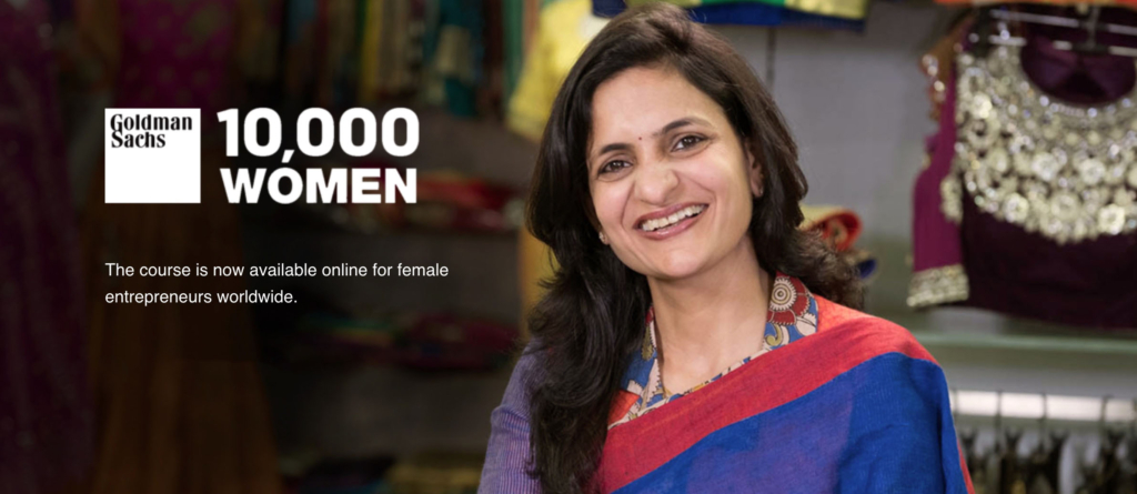 The Goldman Sachs Foundation today announced that it is making its world-class 10,000 Women online business education course available to more women around the world, free of charge.