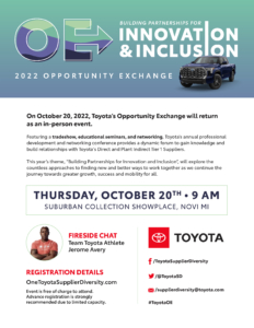 Toyota’s Opportunity Exchange