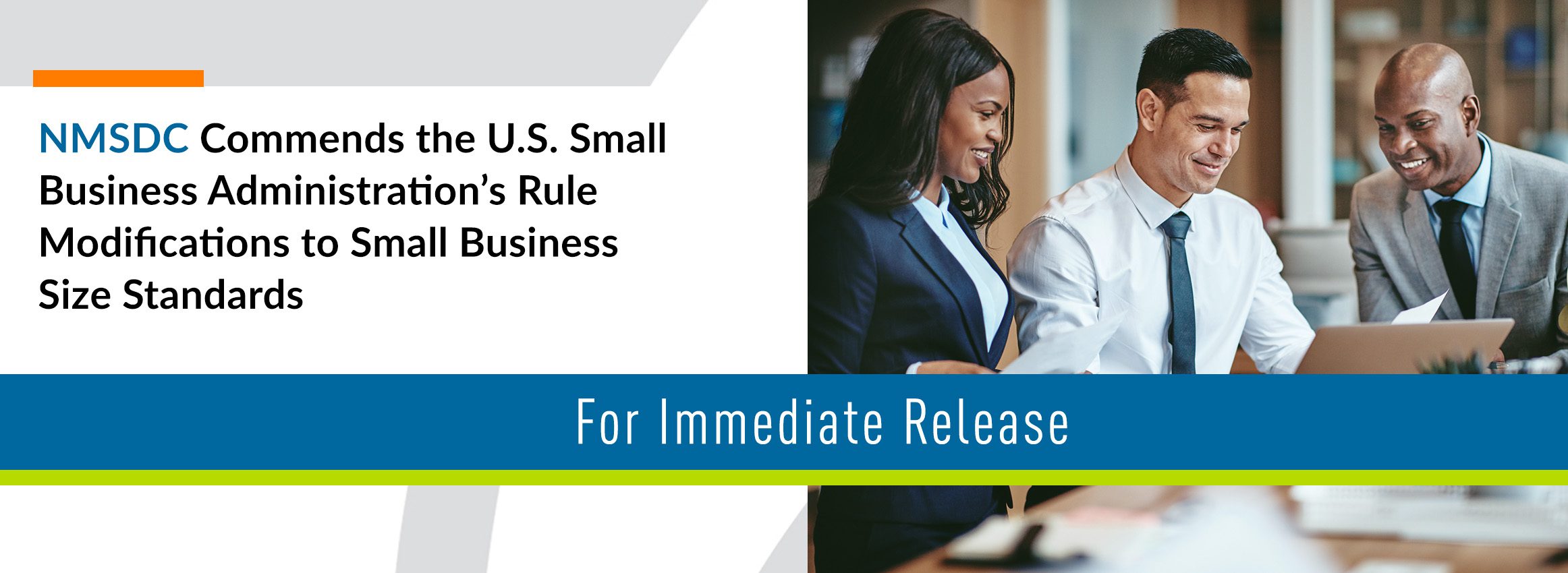 NMSDC Commends the U.S. Small Business Administration’s Rule Modifications to Small Business Size Standards