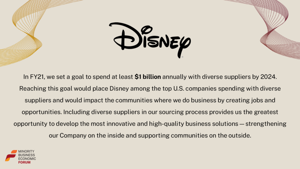 Disney - Pledge to $1Trillion