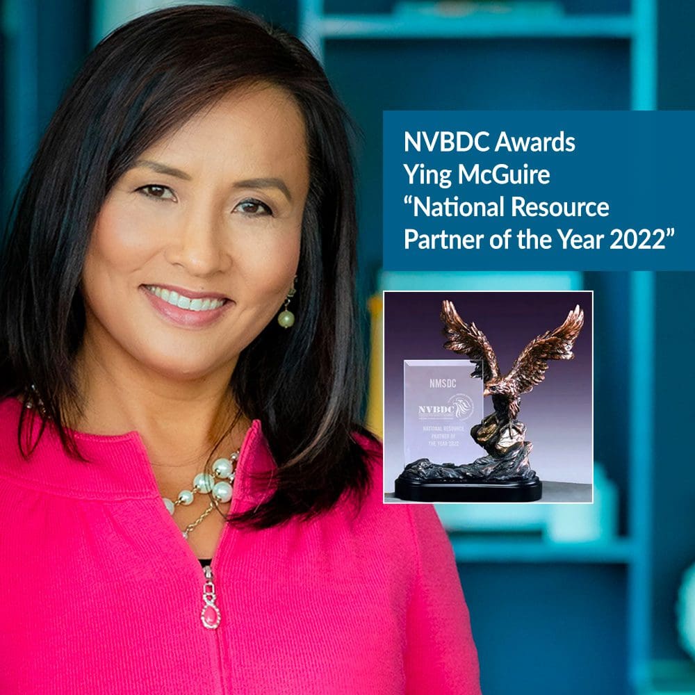 NMSDC CEO and President Ying McGuire Receives Award from NVBDC