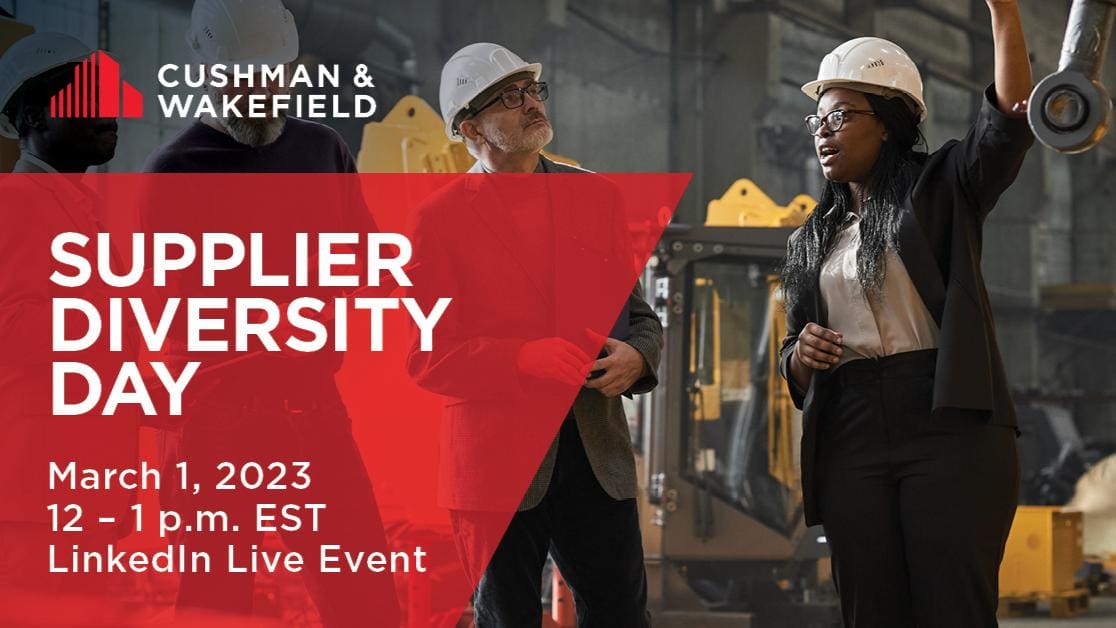 2023 Cushman & Wakefield Supplier Diversity Day event. NMSDC