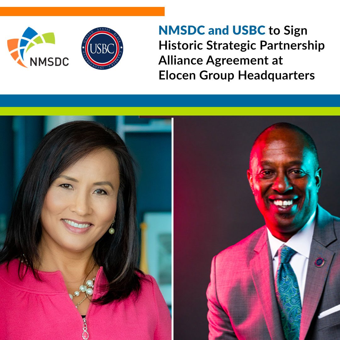 NMSDC and USBC to Sign Historic Strategic Partnership Alliance