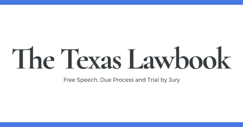 The Texas Lawbook Header Image