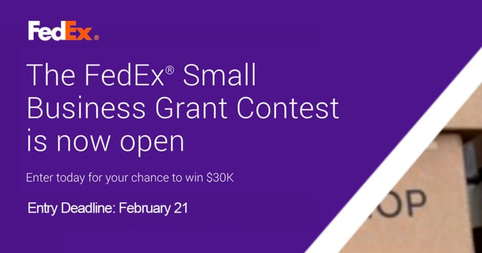 FedEx Grant Contest Header Image