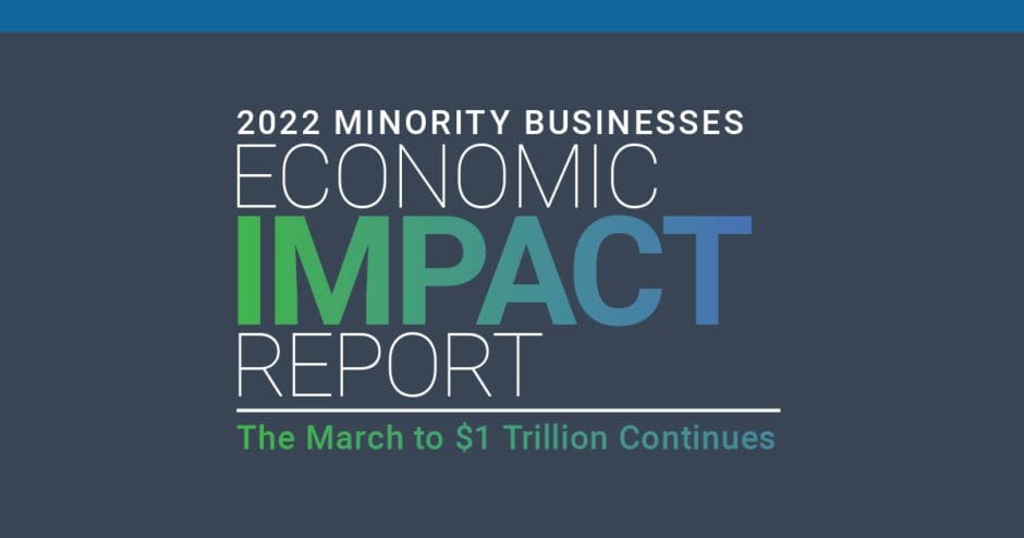 2022 Minority Businesses Economic Impact Report Imagen de cabecera